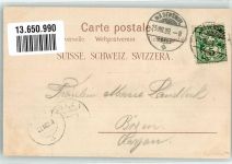8820 Wädenswil 1899 Lithographie Obst- u. Weinbauschule Schloss Bürgli Post u. Telegraph Gebäude