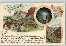 3818 Grindelwald 1903 - Hotel Bear Carl Künzli Zürich Dep. Nr. 1354