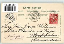 3818 Grindelwald 1903 - Hotel Bear Carl Künzli Zürich Dep. Nr. 1354