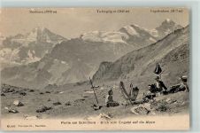 Schilthorn Lötschental - Wandergruppe bei der Rast