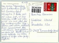 9490 Vaduz Foto AK Schloss Blumen Fahne Blau Rot Hotel Auto