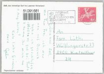6144 Zell LU - Kirche, Ortsansicht