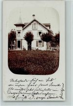 8570 Weinfelden 1906 Foto AK Pension Wohnhaus?