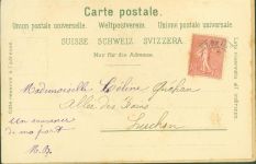 1180 Rolle AK mit gepresstem Edelweiß echte Blumen hinter Folie