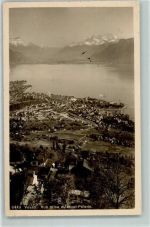 1800 Vevey 1913 - Mont Pelerin Schiff Fachwerkhaus