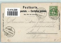 8000 Zürich 1903 Künstlerkarte Eidgen. Turnfest Zelt sign Mossdorf