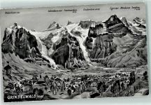 3818 Grindelwald - Vogelschau