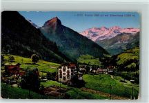 3723 Kiental 1924 - mit Blüemlisalp Morgenrot