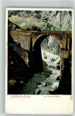 Furka Postkutsche Teufelsbrücke Gotthard-Furka Postkutsche Schweiz Foto AK