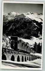7270 Horlauben Davos Platz 1956 Winter Bergbahn Davos-Parsenn-Bahn