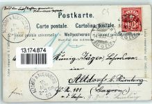 8000 Zürich 1902 Künstlerkarte Blick von der Waid sign C. Steinmann Serie Zürich