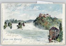 8200 Schaffhausen Sciaffusa - Kunst-Karte, Rheinfall