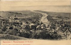 9428 Walzenhausen - Walzenhausen (Appenzell Ausserrhoden) Mechanik-Karte mit Leporello Gesamtansicht II (Mechanik beschädigt, fleckig RS)