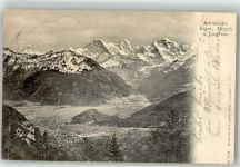 3803 Beatenberg 1904 - Eiger Mönch Jungfrau Amisbühl