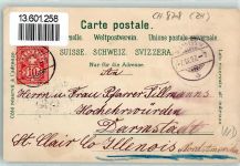 8708 Männedorf 1897 Lithographie Kirche Zellersche-Anstalt