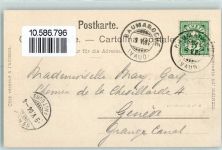 Mont Pelerin 1904 - Buffet de Baumaroche Fahne