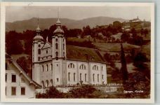 6060 Sarnen 1925 Foto AK Kirche