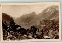 1922 Salvan - Paysage a la Crettaz