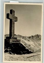 6490 Andermatt Foto AK Piz Calmot Gipfelkreuz Feldpost Militärpost Kaserne