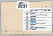 6922 Morcote Olivella - Künstlerkarte, See AKU2