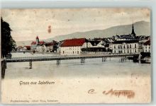 4500 Solothurn Soleure 1903 - An der Aare