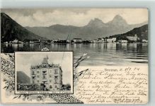 6440 Brunnen 1904 - Hotel Pension Victoria F. Cerncic