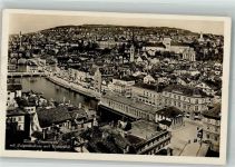 8000 Zürich 1928 Foto AK Limmatquai Polytechnikum Universität