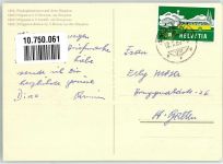 Fünfspännerpost auf dem Simplon Postkutsche Schweiz 1960 Künstlerkarte
