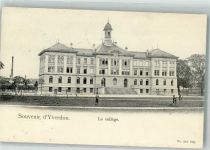 1400 Yverdon-les-Bains 1901 Foto AK Le Collége