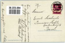 3860 Meiringen 1931 Foto AK Bahnpost Zug 2320