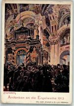 8840 Einsiedeln 1913 Foto AK Kirche Engelweihe 1913