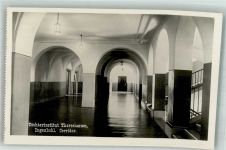 6440 Ingenbohl Foto AK Töchterinstitut Theresianum Korridor