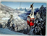 7000 Chur Coire 1973 Foto AK Seilbahn Winter