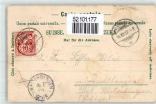 9428 Walzenhausen 1903 - Hotel Rheinburg Drahtseilbahn Graue Hörner Zimpaspitze Scesa Plana