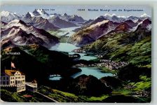 7500 St. Moritz 1911 - Muottas Muraigl und die Engadinerseen Wappen