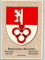 Müllerenhütte - Wappen Rot Weiss Schlüssel Unterwalden Obwalden