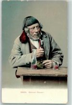 Bauer mit Pfeife