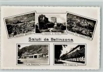 6500 Bellinzona - Castello de Svitto La Caserma La Stazione Feldpost