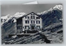 3906 Saas-Fee - Berghaus Plattien Restaurant ob Saas-Fee Wallis VS Fotokart
