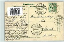 9400 Rorschach 1906 - Hauptstraße Geschäfte Fahrrad Mädchen