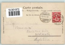 2000 Neuchâtel Neuenburg 1903 Gebrauchsspuren Alpenkette