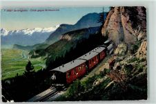 3860 Brünig Gebrauchsspuren Bahn Bahnpost 557