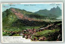 Goldau Rossberg rossberg Goldauer Bergsturz Schwyzer Mythen Serie Rigi Steinmann 1902 Lithographie