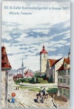 9200 Gossau SG - XII. St. Galler Kantonalsängerfest 1907