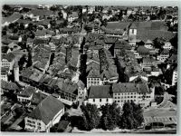 2520 La Neuveville Foto AK Fliegeraufnahme