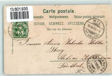 9500 Wil SG 1903 Gebrauchsspuren Asyl Aktienbrauerei Lithographie