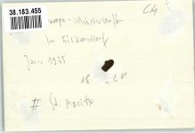 7500 St. Moritz Gebrauchsspuren Europameisterschaft 1935 Eiskunstlauf Ort handschriftlich