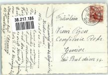 1637 Charmey Gruyère 1946 Foto AK Kirche