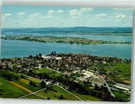 8272 Ermatingen Foto AK Fliegeraufnahme Untersee Insel Reichenau
