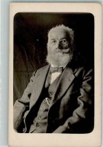 5000 Aarau 1920 Gebrauchsspuren Portrait Mann Ort lt. Stempel